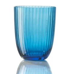 NasonMoretti Idra Wasserglas Aquamarin Rigadin- Wassergläser