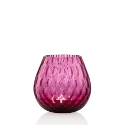 NasonMoretti Windlicht Macrame 12 cm Pink- Kerzenhalter