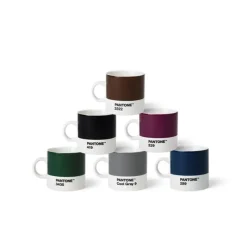 Pantone Porzellan-Espressotassen-Set 3 Natur-Farben- Geschirr (3)