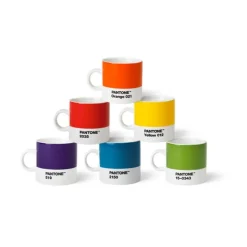 Pantone Porzellan-Espressotassen-Set 1 Klassisch- Geschirr (3)