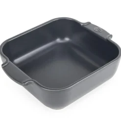 Peugeot Appolia Quadratische Auflaufform 21 cm Schiefergrau- Kochgeschirr