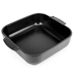 Peugeot Appolia Quadratische Auflaufform 28 cm Black Satin- Kochgeschirr