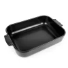 Peugeot Appolia Rechteckige Auflaufform 36 cm Black Satin- Kochgeschirr