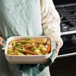 Peugeot Appolia Rechteckige Auflaufform 32 cm Ecru- Kochgeschirr