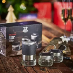 Peugeot Maestro Geschenkset Pfefferbar u'Select Graphit 11 cm mit Premium-Pfeffergläsern- Küchenhelfer