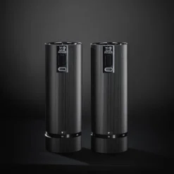 Peugeot Night Line Duo Elektrische Pfeffer- und Salzmühle Z U’Select Mattschwarz 15 cm- Küchenhelfer