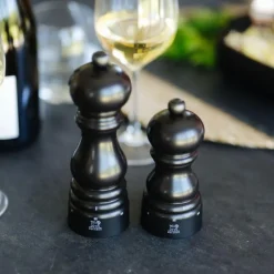 Peugeot Paris Black Satin U´Select Pfeffermühle 12 cm- Küchenhelfer