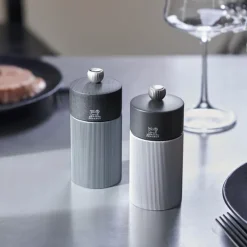 Peugeot So Chic! Duo Line Pfeffer- und Salzmühle 12 cm mit Edelstahltrichter- Küchenhelfer