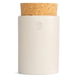 Pfeffersack & Soehne Keramikdose mit Korken Warmgrau- Aufbewahrung (3)