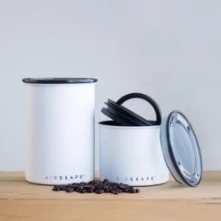 Planetary Design Airscape Edelstahl-Aromabehälter Mittel Mattweiß- Kaffee & Tee