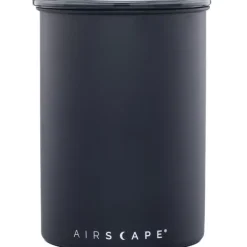 Planetary Design Airscape Edelstahl-Aromabehälter Mittel Mattschwarz- Kaffee & Tee