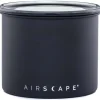 Planetary Design Airscape Edelstahl-Aromabehälter Klein Mattschwarz- Kaffee & Tee