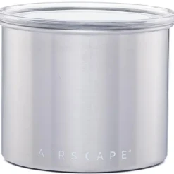 Planetary Design Airscape Edelstahl-Aromabehälter Klein Silber Gebürstet- Kaffee & Tee