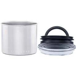 Planetary Design Airscape Edelstahl-Aromabehälter Klein Silber Gebürstet- Kaffee & Tee