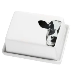 Räder Butterdose Kuh- Geschirr (3)