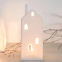 Räder Lichthaus mit großer Tür- Kerzenhalter