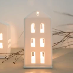 Räder Lichthaus mit Walmdach- Kerzenhalter