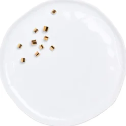 Räder Porzellangeschichten Teller Dorf Gold 32 cm- Schalen & Körbe