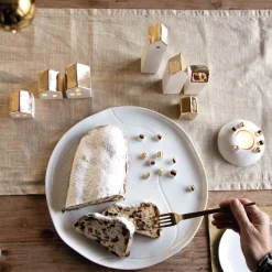 Räder Porzellangeschichten Teller Dorf Gold 32 cm- Schalen & Körbe