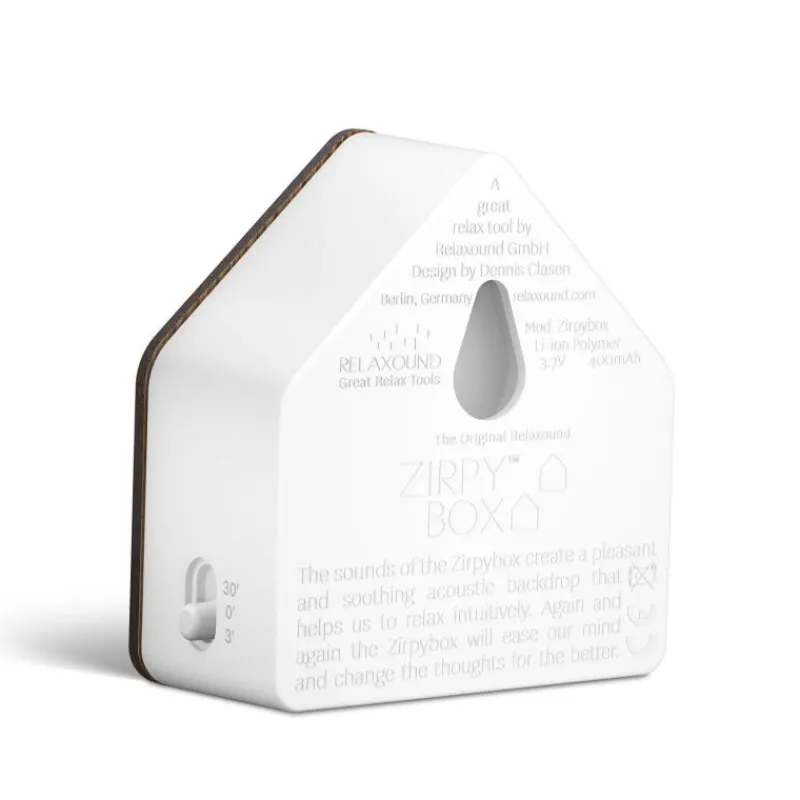 Relaxound Zirpybox Holz 2-teilig- Wohnaccessoires
