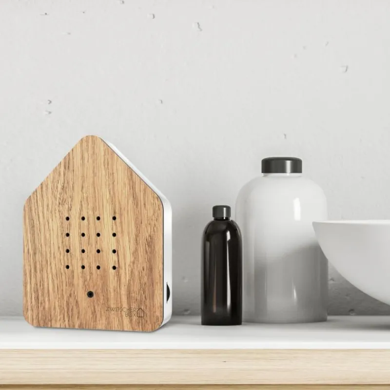 Relaxound Zwitscherbox Natur Eiche- Wohnaccessoires