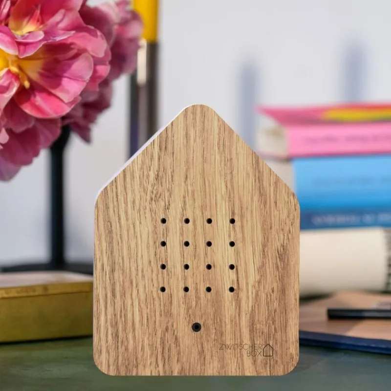 Relaxound Zwitscherbox Natur Eiche- Wohnaccessoires