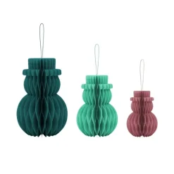 REMEMBER Baumschmuck Schneemänner 3er Set- Weihnachten (2)