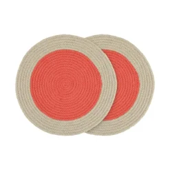 REMEMBER Baumwoll-Tischset Raspberry 2er Set- Tischsets