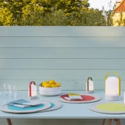 REMEMBER Baumwoll-Tischset Lime 2er Set- Tischsets