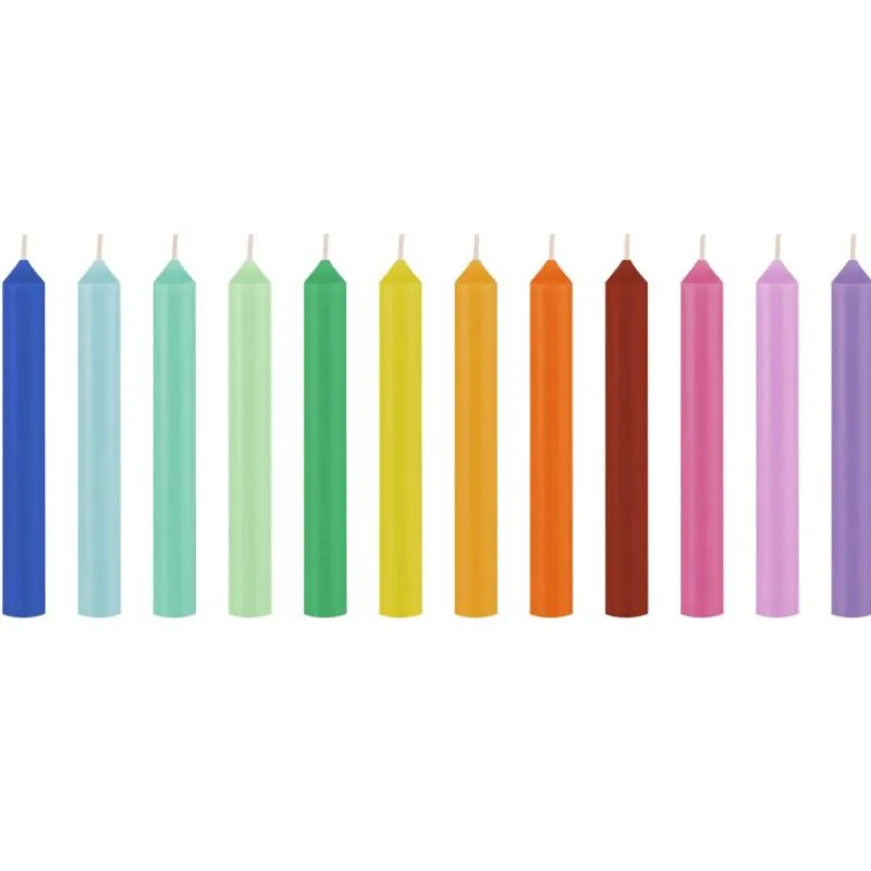 REMEMBER Geburtstagskerzen-Set Candy 12-teilig- Kerzen