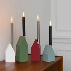 REMEMBER Kerzenhäuser 4er-Set- Kerzenhalter
