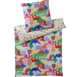 REMEMBER Kinderbettwäsche Animals 135 x 200 cm- Kissen & Decken