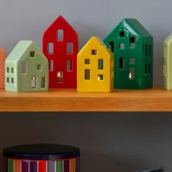 REMEMBER Teelichthaus Nyhavn Gelb- Kerzenhalter