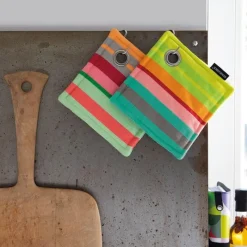 REMEMBER Topflappen 2er Set Set Nr.3- Küchenhelfer