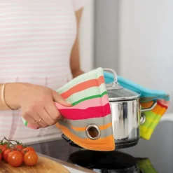 REMEMBER Topflappen 2er Set Set Nr.3- Küchenhelfer