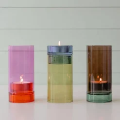 REMEMBER Windlicht Lys Pink- Kerzenhalter