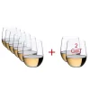 Riedel O Viognier Chardonnay Kauf 8 Zahl 6- Rotweingläser