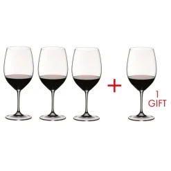 Riedel Vinum Cabernet Sauvignon Merlot Kauf 4 Zahl 3- Rotweingläser