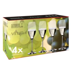 Riedel Vinum Cuvée Prestige Kauf 4 Zahl 3- Champagnergläser