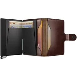 Secrid Miniwallet Dusk Dark Brown+- Geldbörsen