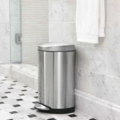 simplehuman Halbrunder Treteimer 10 l- Aufbewahrung (3)