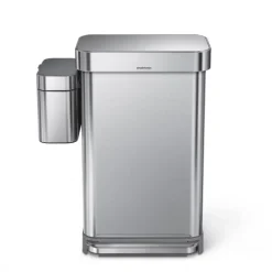 simplehuman Kompost-Caddy 4 l Gebürsteter Edelstahl- Aufbewahrung (3)