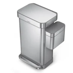 simplehuman Kompost-Caddy 4 l Gebürsteter Edelstahl- Aufbewahrung (3)