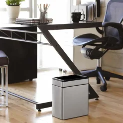 simplehuman Offener Profil-Abfalleimer 10 l Edelstahl- Aufbewahrung (3)