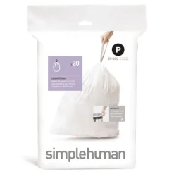 simplehuman Passgenaue Müllbeutel Code P 20 Stück- Aufbewahrung (3)