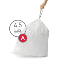 simplehuman Passgenaue Müllbeutel Code A 30 Stück- Aufbewahrung (3)