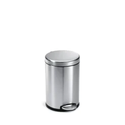 simplehuman Runder Treteimer Edelstahl 4,5 L- Aufbewahrung (3)