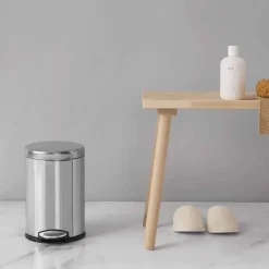 simplehuman Runder Treteimer Edelstahl 4,5 L- Aufbewahrung (3)