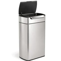 simplehuman Touch-bar-Abfalleimer 40 l Edelstahl- Aufbewahrung (3)