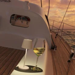 Sompex Akku-Tischleuchte Monaco Sand- Tisch- & Bodenleuchten